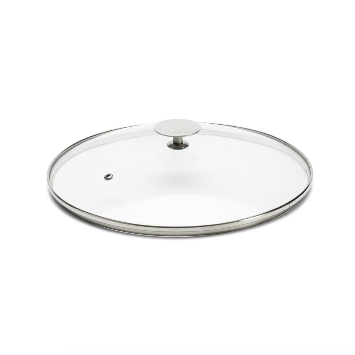 De Buyer Glas Låg med Rustfrit Stål Knob, 28 cm