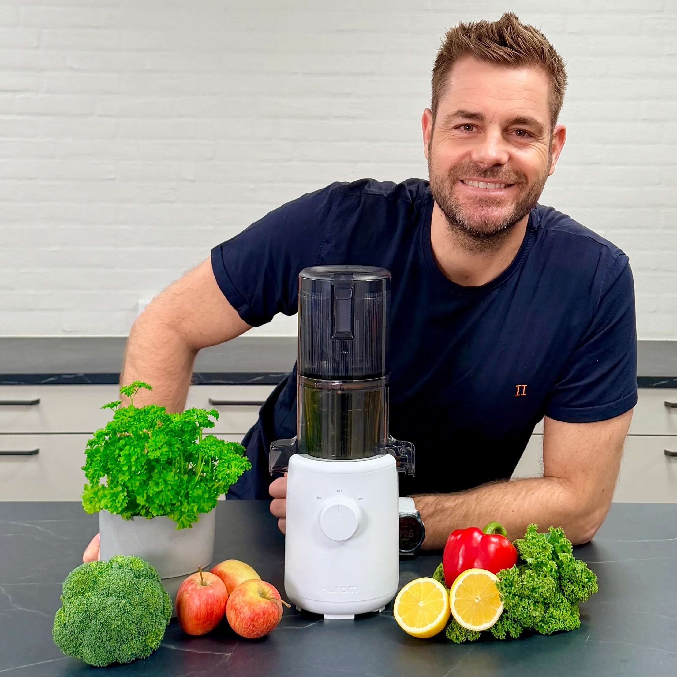 Hurom H310A slowjuicer, Hvid - Image 3