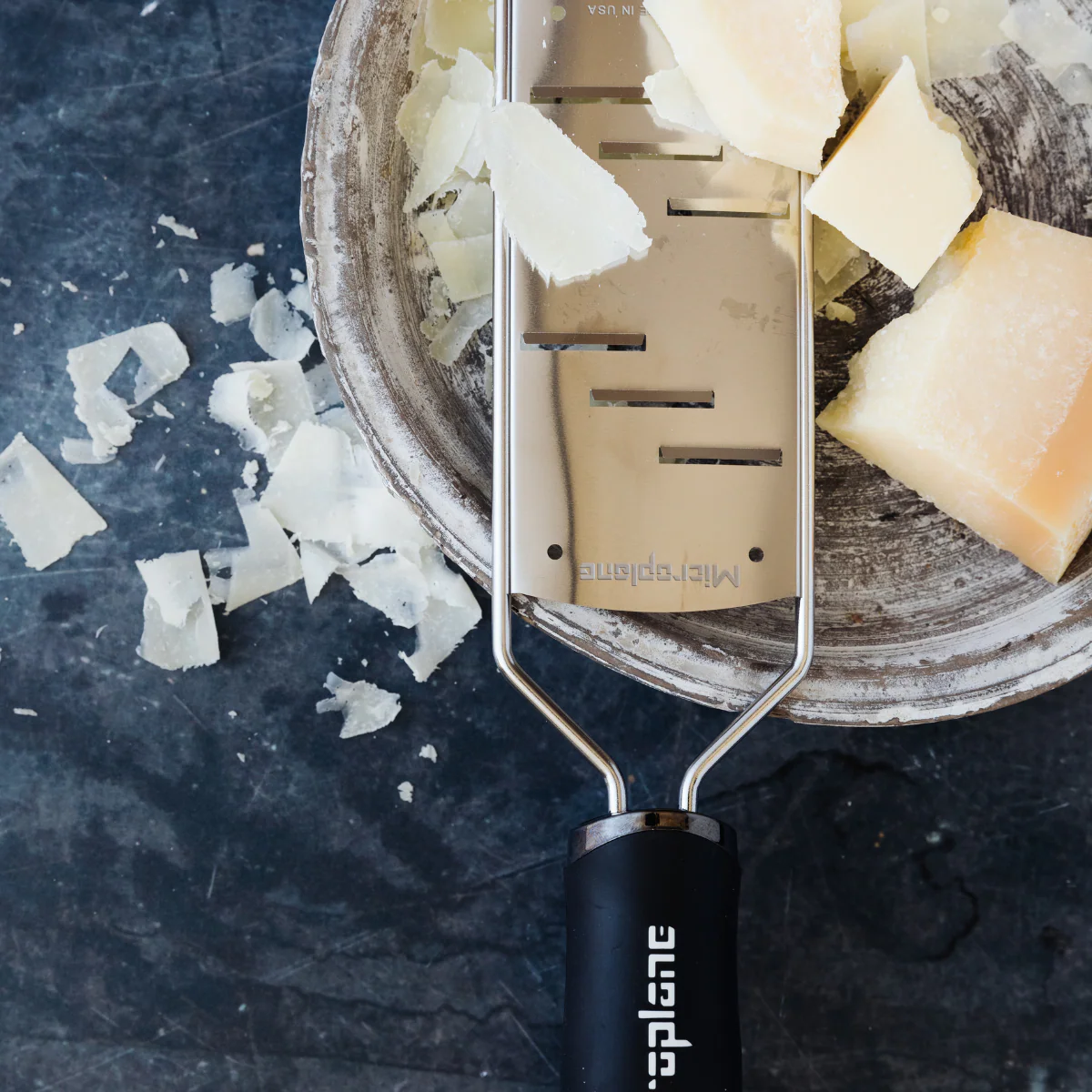 Microplane Gourmet Rivejern, Stor høvl - Image 2