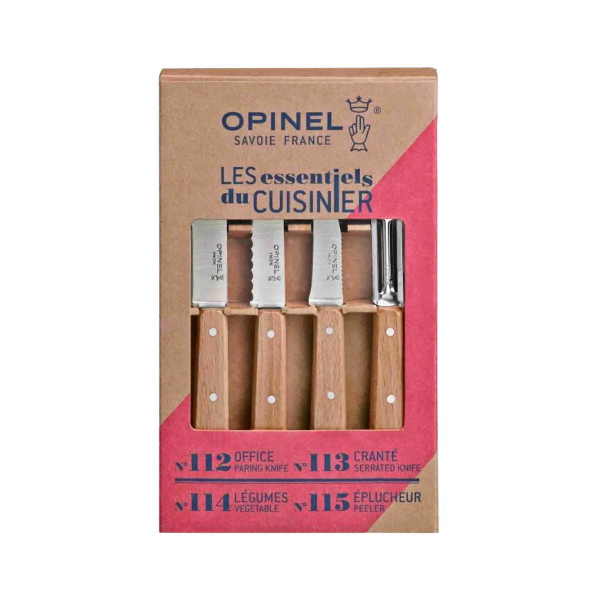 Opinel Les Essentials Urteknivssæt, Bøg - Image 3