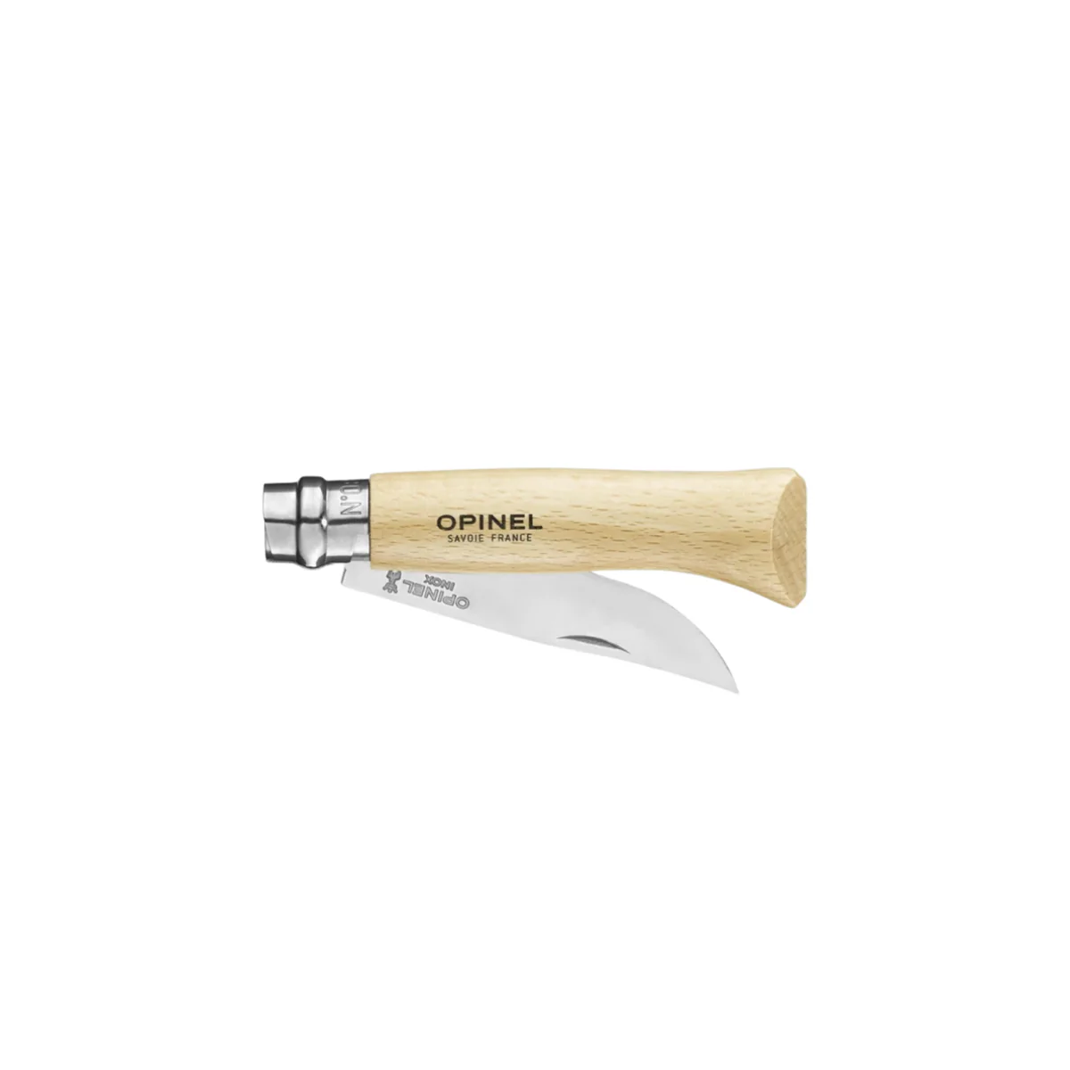 Opinel No. 8 Stainless Steel foldekniv, 8,5 cm, Bøg - Image 2