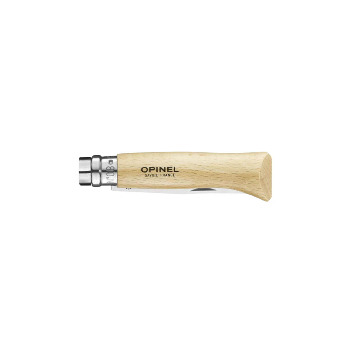 Opinel No. 8 Stainless Steel foldekniv, 8,5 cm, Bøg - Image 3