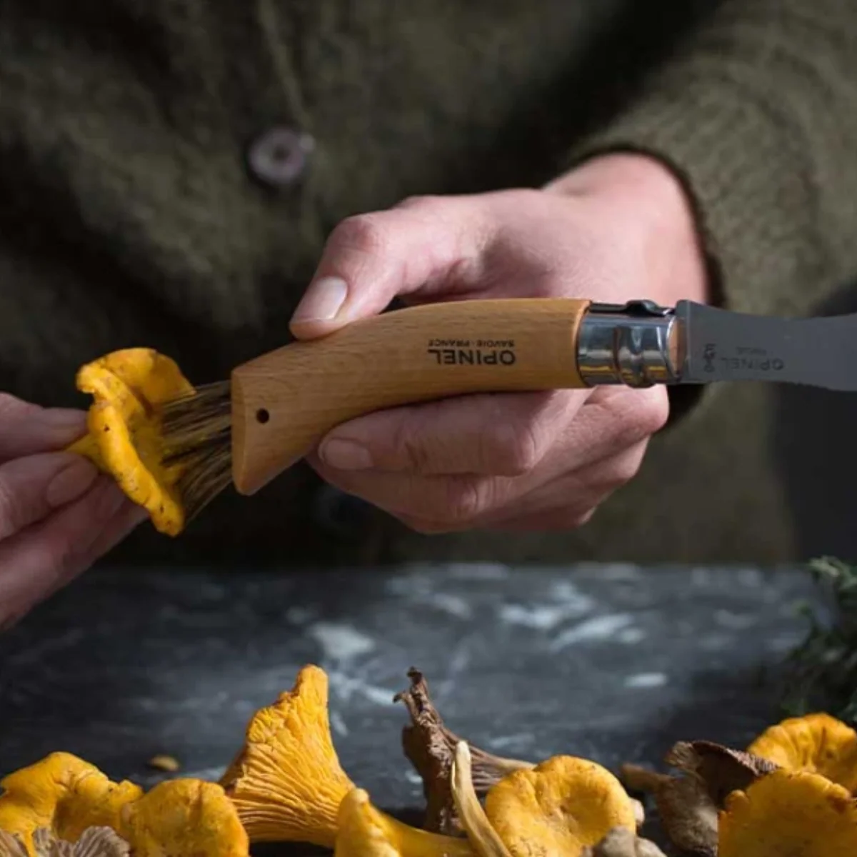 Opinel Svampekniv 8 cm, Bøg - Image 2