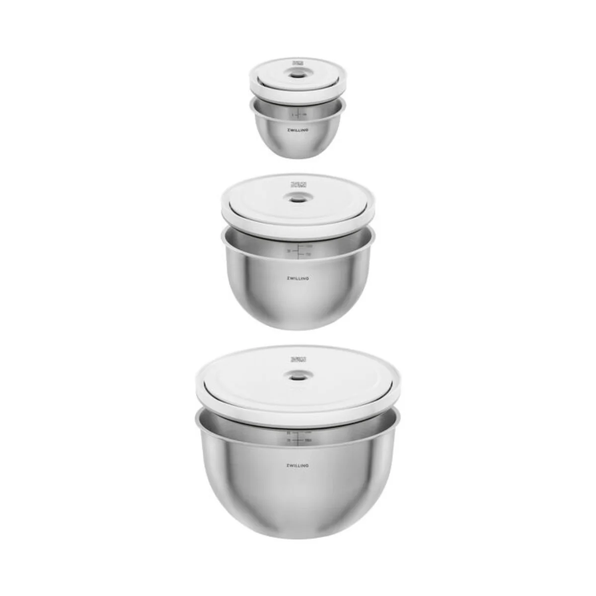 Zwilling Vakuum Skålesæt, Stål - Image 3